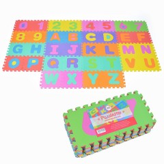 Pink Papaya Puzzlematte mit Zahlen und Buchstaben Puzzlestar ABC\/123 Коврик-пазл с цифрами и буквами Puzzlestar ABC/123
