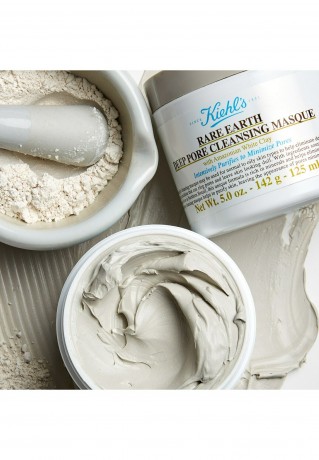Kiehl's KIEHL'S RARE EARTH DEEP PORE CLEANSING MASQUE MASCHERA VISO PU Gesichtsmaske transparent KIEHL'S RARE EARTH DEEP PORE CLEANSING MASQUE MASCHERA VISO PU маска для лица