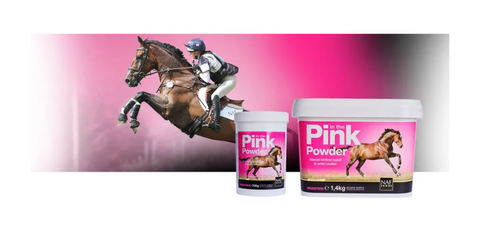 NAF Pink Powder 700g, Витаминно-пробиотическая кормовая добавка для лошадей и пони (Великобритания), порошок, поддержка пищеварения и кондиции с витаминами, пребиотиками и дрожжами 700г
