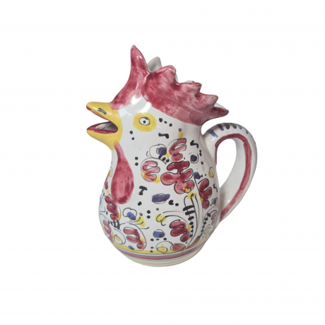 Labor Deruta Кувшин в форме курицы разноцветный, 20 x 15 см, Германия, 1960-70гг.