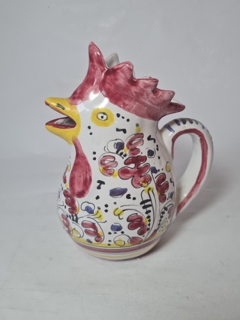Labor Deruta Кувшин в форме курицы разноцветный, 20 x 15 см, Германия, 1960-70гг.