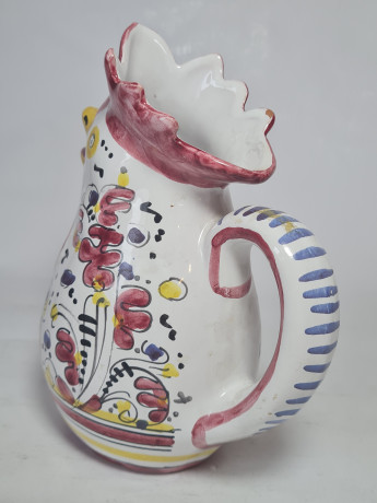 Labor Deruta Кувшин в форме курицы разноцветный, 20 x 15 см, Германия, 1960-70гг.