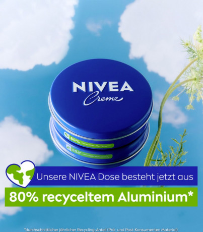 NIVEA Creme, 75 ml, Нивеа Классический крем в банке, пантенол и ланолин, глубокое питание, для всей семьи, 75 мл