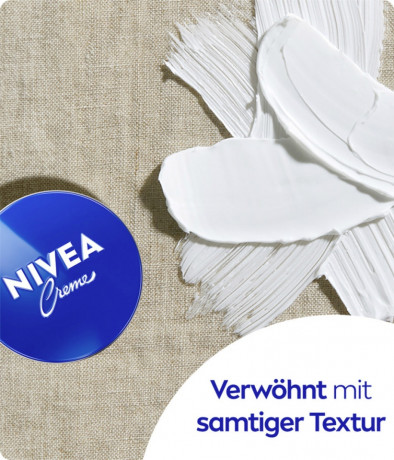 NIVEA Creme, 75 ml, Нивеа Классический крем в банке, пантенол и ланолин, глубокое питание, для всей семьи, 75 мл