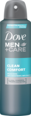 Dove MEN+CARE Дезодорант-спрей Care Clean Comfort, 150 мл