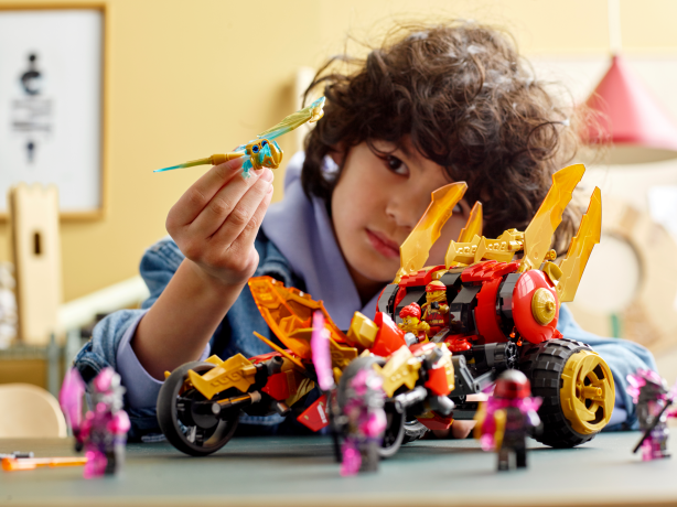 Lego Kais Golddrachen-Raider Золотой налетчик драконов Кая