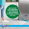 Swiffer Bodenwischer Wet Mop Starter-Set: 1 Bodenwischer + 6 Feuchte Bodentucher, Набор для влажной уборки пола Wet Kit (Германия), швабра и 6 влажных салфеток с ароматом цитруса, удаляет стойкие загрязнения