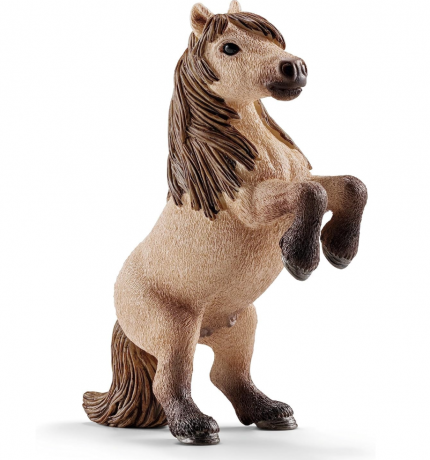 Schleich Horse Club  Mini Shetty Familie 41432, Игровой набор Семья мини шетти (Германия), 3 фигурки пони и аксессуары, 9 деталей, ручная роспись, от 5 лет