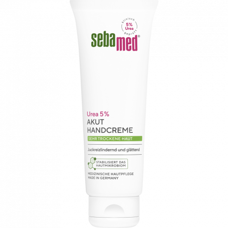 SEBAMED Akut Handcreme Urea 5%, 75 ml, Себамед Крем для рук с мочевиной 5%, восстановление сухой кожи, 75 мл