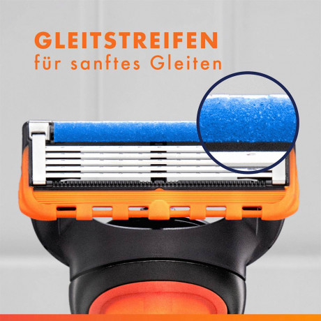 GILLETTE Rasierklingen, Fusion5, 12 St, Джилетт Сменные кассеты Fusion5 для мужской бритвы, 12 шт.