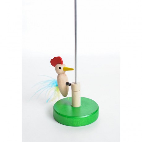 Holzspielzeug Klopfvogel Pickhahn natur Деревянная игрушка-молоток собирает петуха натуральный