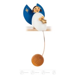 Spielzeug Schaukelfigur Engel mit Glocke  Hohe ca 10 cm NEU Игрушка-качалка Ангел с колокольчиком Высота около 10 см НОВИНКА