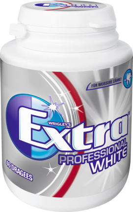 EXTRA Professional белый  Жевательная резинка	 без сахара, 46 шт