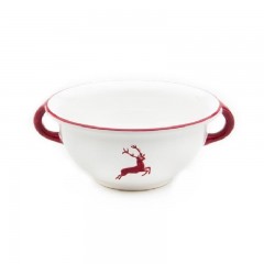 Gmundner Keramik Gmundner Keramik Bordeauxroter Hirsch Weitling d: 25 cm / 2,0 L Керамика Gmundner Bordeaux Red Deer Weitling d: 25 см / 2,0 л