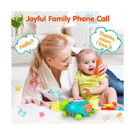 Vicabo Musik Spielzeug Telefon Krabbelspielzeug Soundspielzeug fur Kinder Музыкальные игрушки Игрушки для ползания по телефону Звуковые игрушки для детей