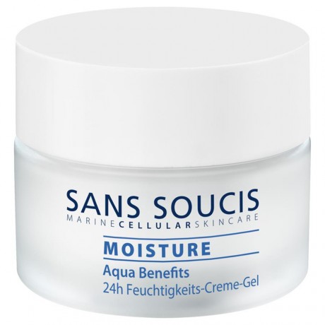 Sans Soucis Moisture Aqua Benefits 24h Feuchtigkeits-Creme-Gel, Дневной крем для лица, 50 мл