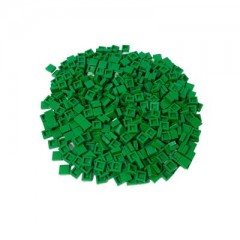 LEGO LEGO 1x1 Fliesen Grun - 500 Stuck - Green tile 3070b LEGO 1x1 Плитка Зеленая - 500 штук - Зеленая плитка 3070b