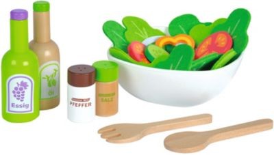 Eichhorn Salat aus Holz Spiellebensmittel Салат из деревянной игрушки