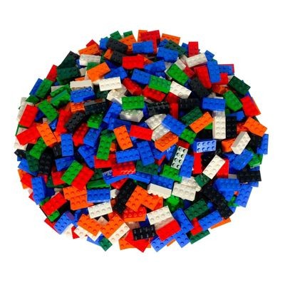 1000 2x4 cheap lego bricks