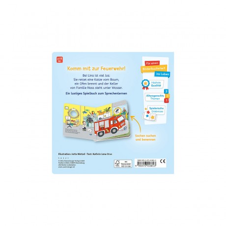 Ravensburger Wo ist bloss...? Mein Feuerwehr-Buch zum Sachen suchen Где это находится...? Моя пожарная книга для поиска вещей