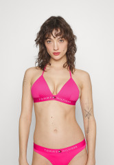 Tommy Hilfiger TRIANGLE FIXED Bikini top hot magenta TRIANGLE FIXED Верх бикини горячий пупурный