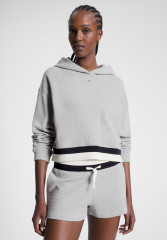 Tommy Hilfiger FIT WAFFLE Jumper light grey htr FIT WAFFLE Джемперы светло-серый