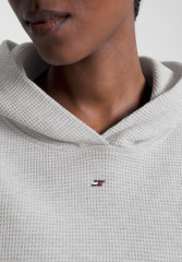 Tommy Hilfiger FIT WAFFLE Jumper light grey htr FIT WAFFLE Джемперы светло-серый