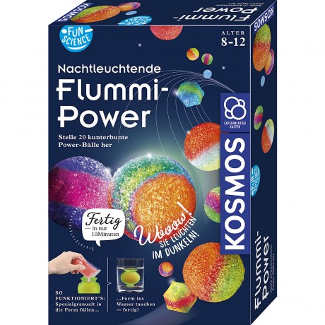 Kosmos Fun Science Nachtleuchtende Flummi-Power Сила серебристых надувных мячей Fun Science