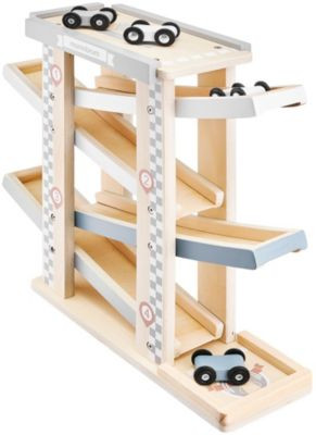 mamabrum Autorennbahn Holz mit 4 Fahrzeuge Auto Rennbahn Kinderspielzeug Автомобильная гоночная трасса деревянная с 4 автомобилями автомобильная гоночная трасса детская игрушка