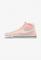 Nike Performance COURT LEGACY  Sneaker high pale coral/white-team oran COURT LEGACY Высокие кроссовки женские бледно-коралловый/бело-оранжевый