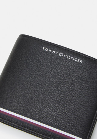 Tommy Hilfiger CENTRAL AND COIN UNISEX Wallet black ЦЕНТРАЛЬНЫЙ И МОНЕТНЫЙ УНИСЕКС Бумажник черный