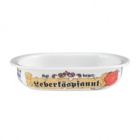 Seltmann Weiden Seltmann Weiden Compact Bayern Auflaufform oval 'Leberkaspfannl' 22 x 14,5 cm Seltmann Weiden Compact Bavaria Сотейник овальный "Leberk?spfannl" 22 x 14,5 см
