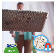 Swiffer dry refills aroma Clean and Fresh 90st, Сменные салфетки для швабры для сухой уборки полов с ароматом чистоты и свежести  90шт