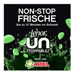 Lenor UNSTOPPABLES Wascheparfum Duft von Ariel 155g x 2st, Парфюм для стирки в гранулах 2 шт х 155 г запах свежести, 310 г