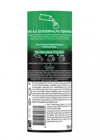 Lenor UNSTOPPABLES Wascheparfum Duft von Ariel 155g x 2st, Парфюм для стирки в гранулах 2 шт х 155 г запах свежести, 310 г