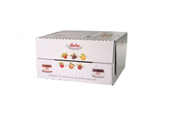 d'arbo  Naturrein Konfiture Sortiment 5 Sorten Miniglaser 60st x 28g,  Конфитюр ассорти порционный (Австрия), 60 шт по 28 г, 1.68 кг, набор мини-джемов, фруктовые вкусы, для завтраков и отелей