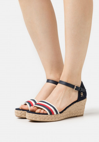 Tommy Hilfiger MID WEDGE CORPORATE Espadrilles space blue MID WEDGE CORPORATE Эспадрильи космический синий