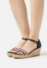 Tommy Hilfiger MID WEDGE CORPORATE Espadrilles space blue MID WEDGE CORPORATE Эспадрильи космический синий