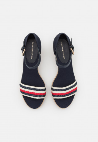 Tommy Hilfiger MID WEDGE CORPORATE Espadrilles space blue MID WEDGE CORPORATE Эспадрильи космический синий