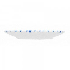 Gmundner Keramik Gmundner Keramik Blaugeflammt Dessertteller / Fruhstucksteller Cup d: 20 cm / h: 2,6 cm Керамическая десертная тарелка Gmundner с синим пламенем / тарелка для завтрака Чашка d: 20 см / высота: 2,6 см