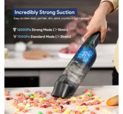 Bagotte Bagotte Akku-Handstaubsauger BHV10 Leistungsstarker und tragbarer kabelloser Handstaubsauger, 90,00 W, Beutellos, 12 kPa, 2600 mAh, Arbeitszeit: 35 Minuten, Trockensaugung, tragbar  Беспроводной ручной пылесос Bagotte BHV10 Мощный и портативный бе