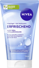 NIVEA Waschgel Erfrischend, 150 ml, Нивеа Гель для умывания освежающий, лотос и витамин E, для нормальной и комбинированной кожи, 150 мл