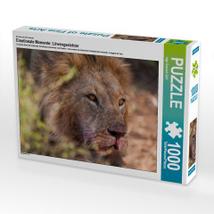 CALVENDO Puzzle CALVENDO Puzzle Emotionale Momente: Lowengesichter Пазл CALVENDO Puzzle Эмоциональные моменты: львиные морды