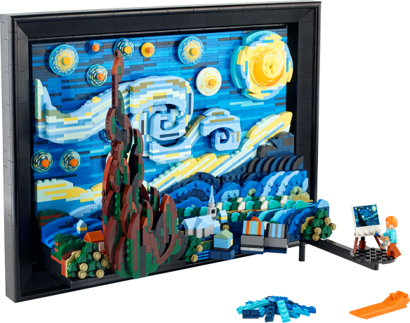Lego Vincent van Gogh – Sternennacht Винсент Ван Гог - Звездная ночь