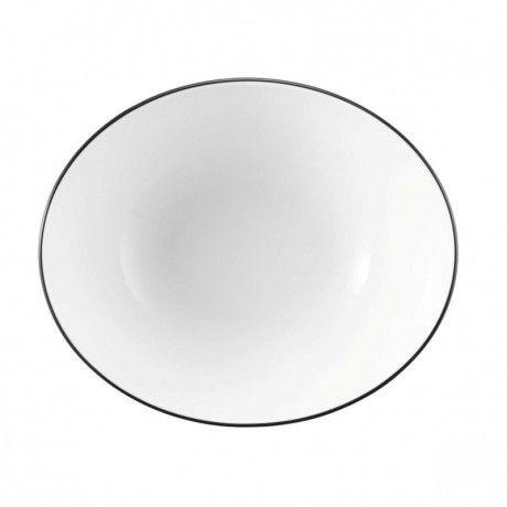 Seltmann Weiden Seltmann Weiden Modern Life Black Line Schussel oval l: 25,5 cm / h: 11 cm / 1,90 L Seltmann Weiden Modern Life Black Line овальная чаша д: 25,5 см / высота: 11 см / 1,90 л
