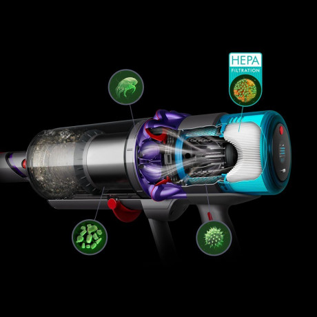 DYSON DYSON Akku-Hand-und Stielstaubsauger Dyson Gen5detect™ Absolute, 752 W, Bis zu 70 Minuten Laufzeit inkl. Akku mit Wechselfunktion.?  Беспроводной ручной пылесос DYSON Dyson Gen5detect™ Absolute, 752 Вт, время работы до 70 минут, включая аккумулятор 