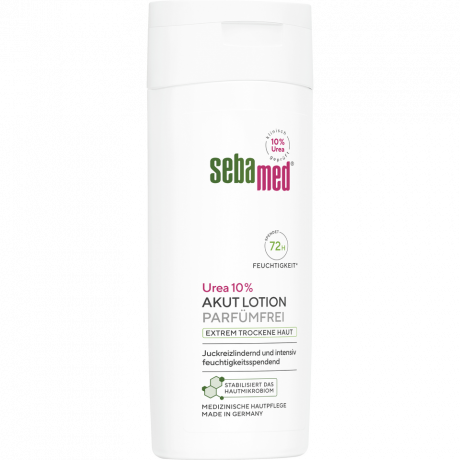 SEBAMED Akut Lotion Urea 10% parfumfrei, 200 ml, Себамед Лосьон для тела с мочевиной 10% без парфюма, для очень сухой кожи, 200 мл