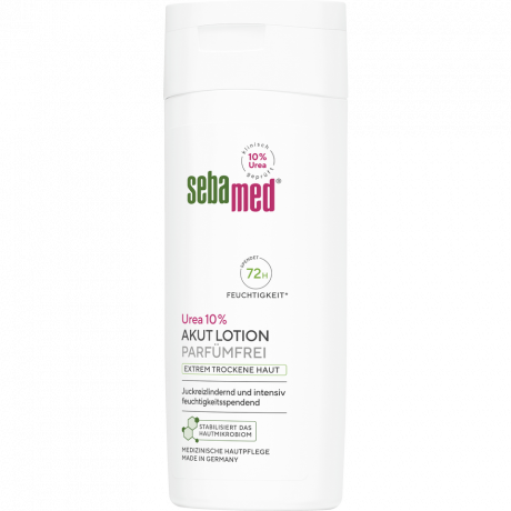 SEBAMED Akut Lotion Urea 10% parfumfrei, 200 ml, Себамед Лосьон для тела с мочевиной 10% без парфюма, для очень сухой кожи, 200 мл