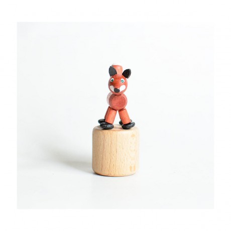 Holzspielzeug Wackelfigur Fuchs Деревянная игрушка кивая лиса