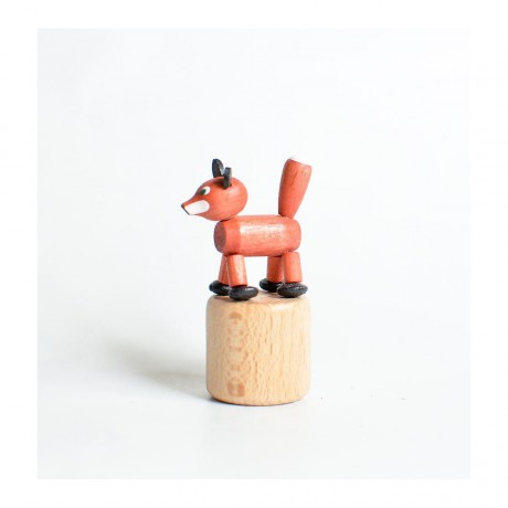 Holzspielzeug Wackelfigur Fuchs Деревянная игрушка кивая лиса